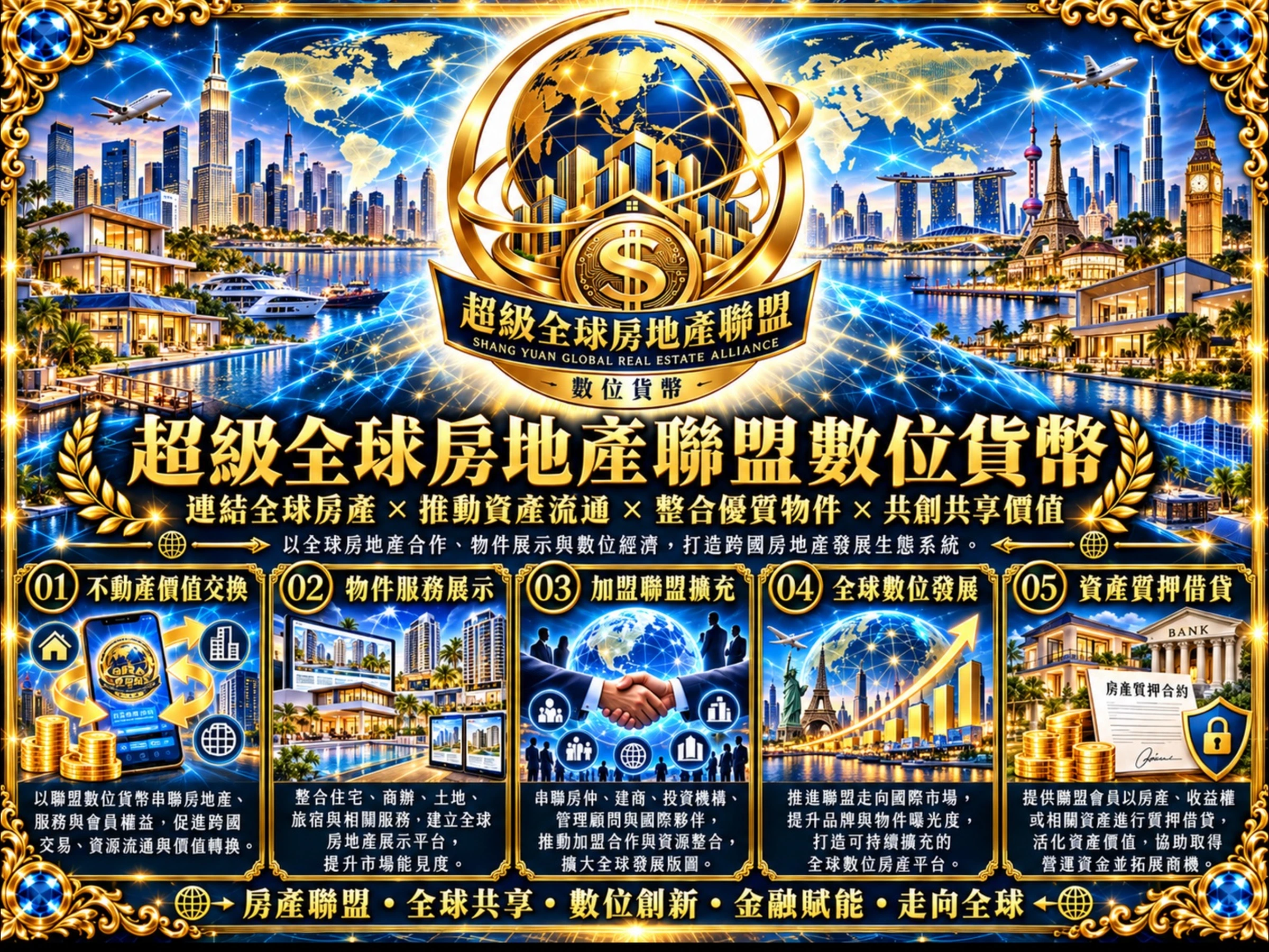 SGREA 全球房地產聯盟官方主視覺